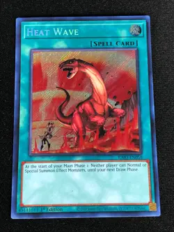 YUGIOH HEAT WAVE RA03-EN058 1ST SECRET - Image 2