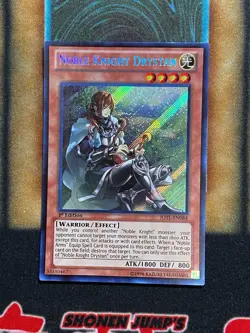 Yugioh Noble Knight Drystan JOTL-EN084 Secret Rare 1st Ed LP - Image 1
