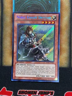 Yugioh Noble Knight Drystan JOTL-EN084 Secret Rare 1st Ed LP - Image 2