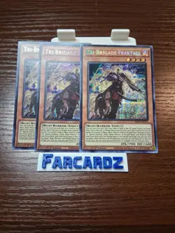 Yugioh!-(x3)Tri-Brigade Fraktall-MP21-EN171-1st Ed-Prismatic Secret-(LP) - Image 1