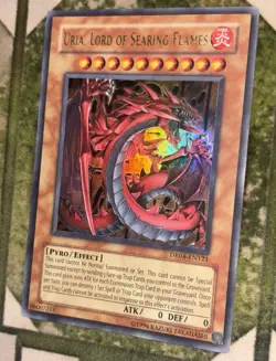 YuGiOh URIA, LORD OF SEARING FLAMES Ultra Rare DR04-EN121 - Image 1