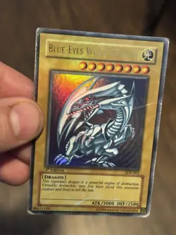 Yugioh Blue-Eyes White Dragon SDK-001 Ultra Rare 1st Ed Asian English HOLO BLEE - Image 12