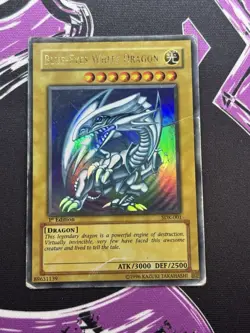 Yugioh Blue-Eyes White Dragon SDK-001 Ultra Rare 1st Ed Asian English HOLO BLEE - Image 6