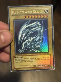 Yugioh Blue-Eyes White Dragon SDK-001 Ultra Rare 1st Ed Asian English HOLO BLEE - Image 9