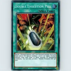 Yugioh Double Evolution Pill BLLR-EN028 1st Edition Secret Rare Holo - NM - Image 1