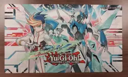 Yugo Clear Wing Synchro Dragon Playmat Win A Mat ARC-V Yu-Gi-Oh! SIGNED BY YUGO! - Image 1