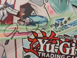 Yugo Clear Wing Synchro Dragon Playmat Win A Mat ARC-V Yu-Gi-Oh! SIGNED BY YUGO! - Image 2