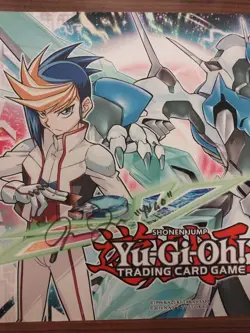Yugo Clear Wing Synchro Dragon Playmat Win A Mat ARC-V Yu-Gi-Oh! SIGNED BY YUGO! - Image 4