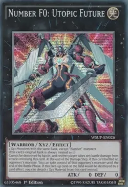 Light Play x 1 Number F0: Utopic Future - WSUP-EN026 - Prismatic Secret Rare - 1 - Image 2