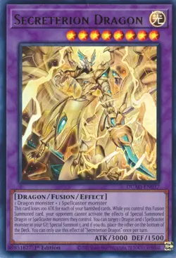 Secreterion Dragon (DUAD-EN037) - Ultra Rare First ed. Yu-Gi-Oh! - Image 1