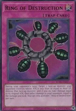 Ring of Destruction (Japanese Artwork) -  25th Anni Ultimate Kaiba Set NM YuGiOh - Image 1