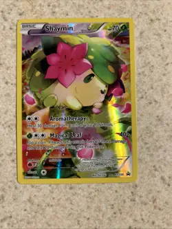 PokÃ©mon TCG Shaymin Black Star Promos XY115 Holo Card Promo Edition - Image 1