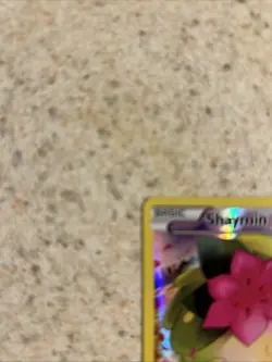 PokÃ©mon TCG Shaymin Black Star Promos XY115 Holo Card Promo Edition - Image 3