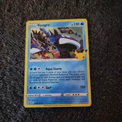 Kyogre 003/025 Pokemon Celebrations 25th Anniversary Holo Rare Card NM Mint - Image 1