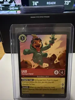 Lilo Causing an Uproar Reign of Jafar 137/204 Regular Legendary Card - Image 2