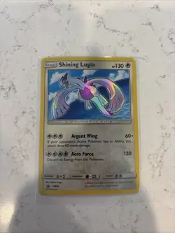 PokÃ©mon TCG Shining Lugia SM82 Black Star Promo Card Near Mint Condition - Image 1