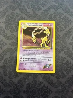 Sabrina's Alakazam 16/132 Holo Rare Gym Challenge PokÃ©mon Card WOTC 2000 - Image 1