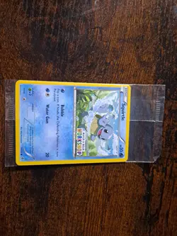 Build a Bear Pokemon Card Squirtle Promo Trading 14/101 2013 SEALED NEW - Image 1