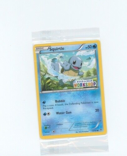 Build a Bear Pokemon Card Squirtle Promo Trading 14/101 2013 SEALED NEW - Image 1