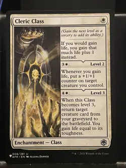 Cleric Class Forgotten Realms Regular NM The List Mystery MTG Magic Card - Image 1