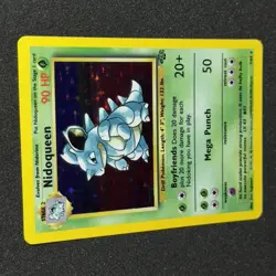 1999 Pokemon NIDOQUEEN #7 HOLO BLEED Misprint ERROR Jungle Set Card Rare WOTC NM - Image 14