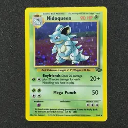1999 Pokemon NIDOQUEEN #7 HOLO BLEED Misprint ERROR Jungle Set Card Rare WOTC NM - Image 16