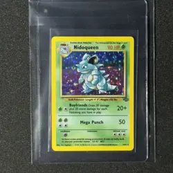 1999 Pokemon NIDOQUEEN #7 HOLO BLEED Misprint ERROR Jungle Set Card Rare WOTC NM - Image 24