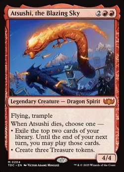Atsushi, the Blazing Sky - Tarkir Dragonstorm - MTG - Image 1