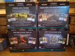 Magic: The Gathering Lord of the Rings Commander Deck Set of 4 MTG EDH LOTR - Image 6