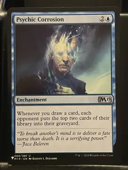 Psychic Corrosion Core Set 2019 Regular NM The List Mystery MTG Magic Card - Image 1