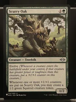 Scurry Oak Modern Horizons 2 Regular NM The List Mystery MTG Magic Card - Image 1