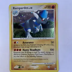 Pokemon TCG Rampardos Mysterious Treasures 33/123 Cosmos Holo Rare Card - Image 1