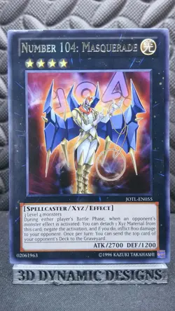 | Yugioh Number 104: Masquerade JOTL-EN055 Rare Judgment Of The Light  LP ðŸ”¥ | - Image 1