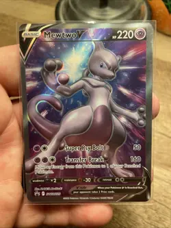 Mewtwo V SWSH229 Holo Promo Card Sword & Shield Near Mint FREE SHIPPING! - Image 1