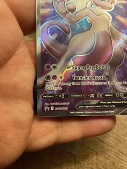Mewtwo V SWSH229 Holo Promo Card Sword & Shield Near Mint FREE SHIPPING! - Image 6