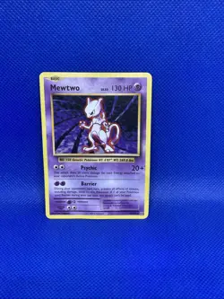 Pokemon TCG 2016 Mewtwo Non-Holo Rare Card 51/108 Evolutions - Image 1