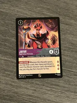 Jafar - High Sultan of Lorcana (Store Championship) Participation Card Disney - Image 1