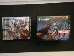 MTG Magic Final Fantasy Omega Collector Booster & Gift Bundle Package SEALED - Image 1