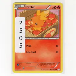 Pokemon TCG Torchic RC5/RC25 Legendary Treasures Holo Common Card EN-LP 2013 - Image 3