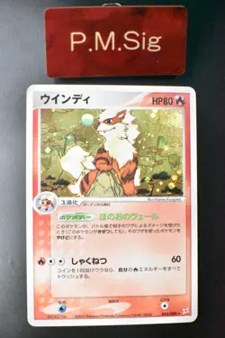 Arcanine 014/080 Magma VS Aqua 2003 Holo Rare Japanese Pokemon Card - Image 1
