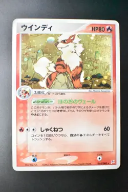 Arcanine 014/080 Magma VS Aqua 2003 Holo Rare Japanese Pokemon Card - Image 2