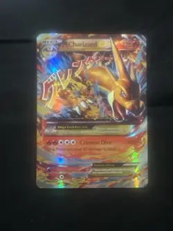 Mega Charizard EX 13/108 Full Art Holo XY Evolutions PokÃ©mon Card - Image 1