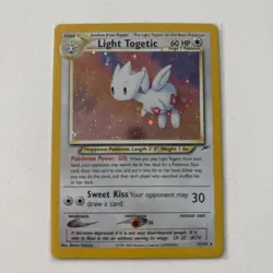 Pokemon Light Togetic Card 16/95 - Neo Destiny Set LP - Image 1