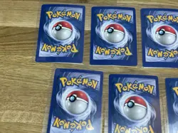 Pokemon Trainer Vending Machine Holo Prism Card Sticker Vintage Bundle X7 - Image 4
