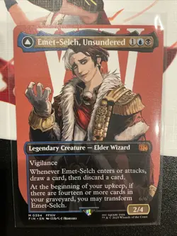 Emet-Selch, Unsundered 0394 (Borderless, Non-foil) MTG Magic Final Fantasy - Image 1