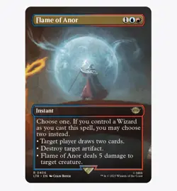 Flame of Anor (Foil Borderless) - The Lord of the Rings (LTR) - MTG Rare #406 - Image 1