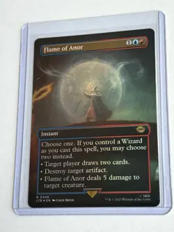 Flame of Anor (Foil Borderless) - The Lord of the Rings (LTR) - MTG Rare #406 - Image 10