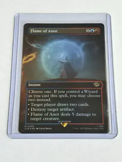 Flame of Anor (Foil Borderless) - The Lord of the Rings (LTR) - MTG Rare #406 - Image 2