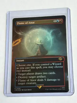 Flame of Anor (Foil Borderless) - The Lord of the Rings (LTR) - MTG Rare #406 - Image 5