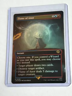 Flame of Anor (Foil Borderless) - The Lord of the Rings (LTR) - MTG Rare #406 - Image 7